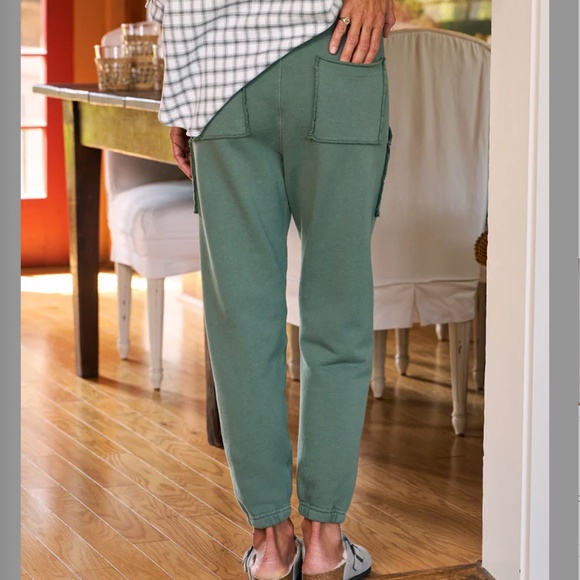 NWOT Frank & Eileen Eamon Joggers – Moss – Women’s (Size S) - Picture 2 of 7